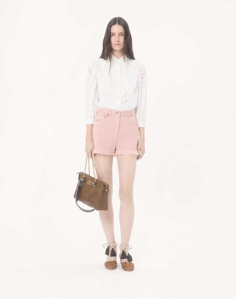 Valentino EMBROIDERED POPLIN SHIRT outlook