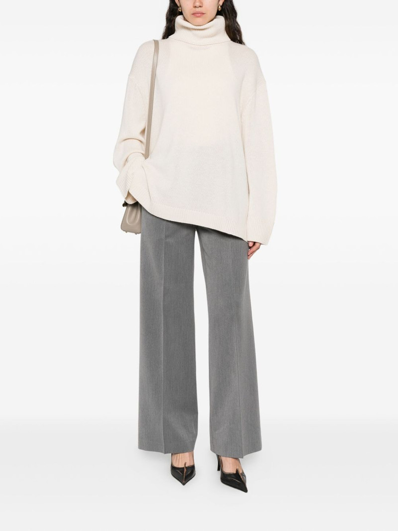 Allude turtleneck ribbed sweater outlook