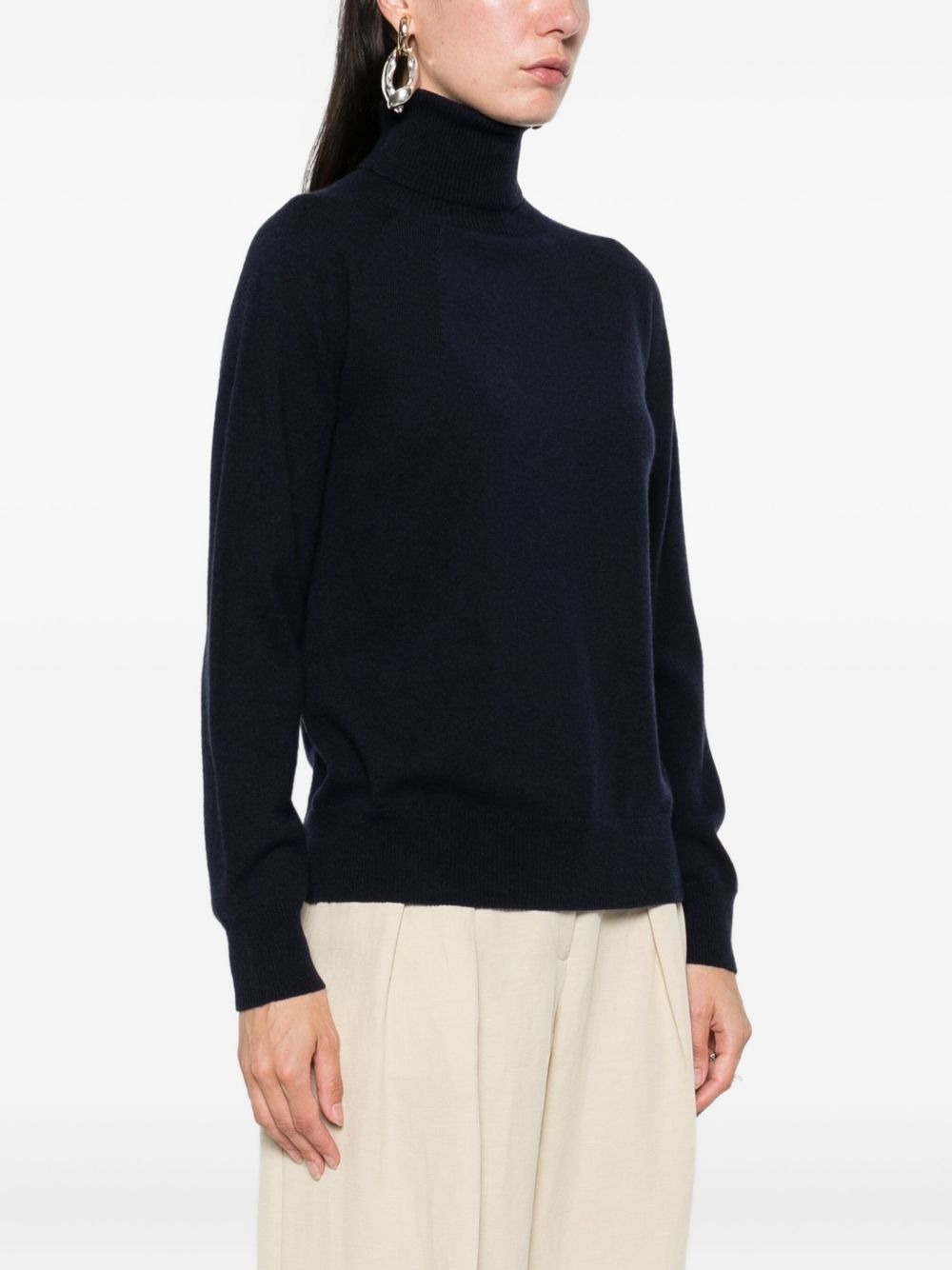 roll-neck cashmere sweater - 3