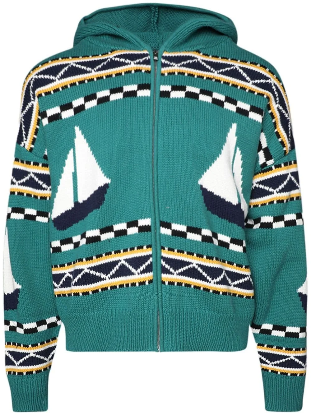 Bateau zip-up hoodie - 1