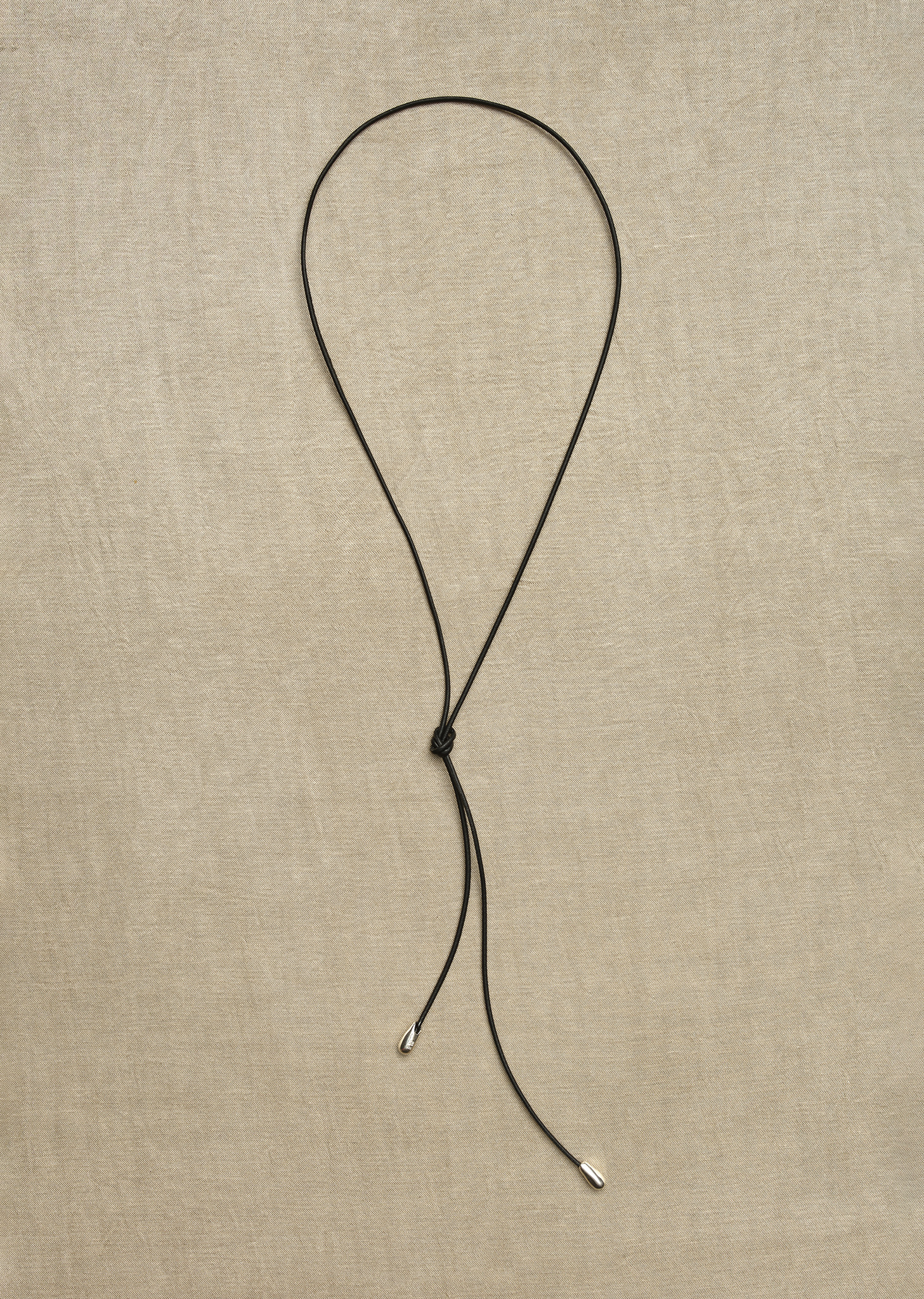 Elegant Shoelace Choker — Black - 2
