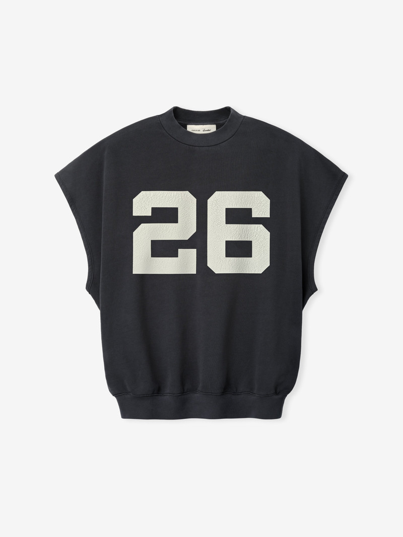 Relaxed Fleece Cutoff Sweatshirt 1