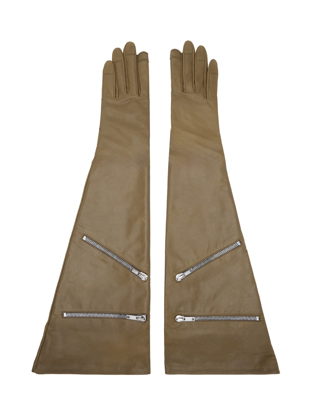 Khaki Porterville Gauntlets Gloves - 1