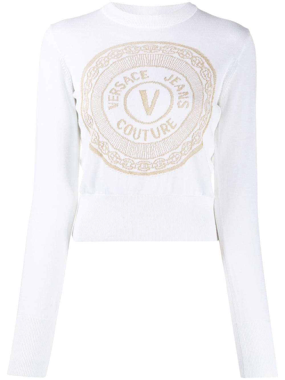 logo embroidered jumper - 1