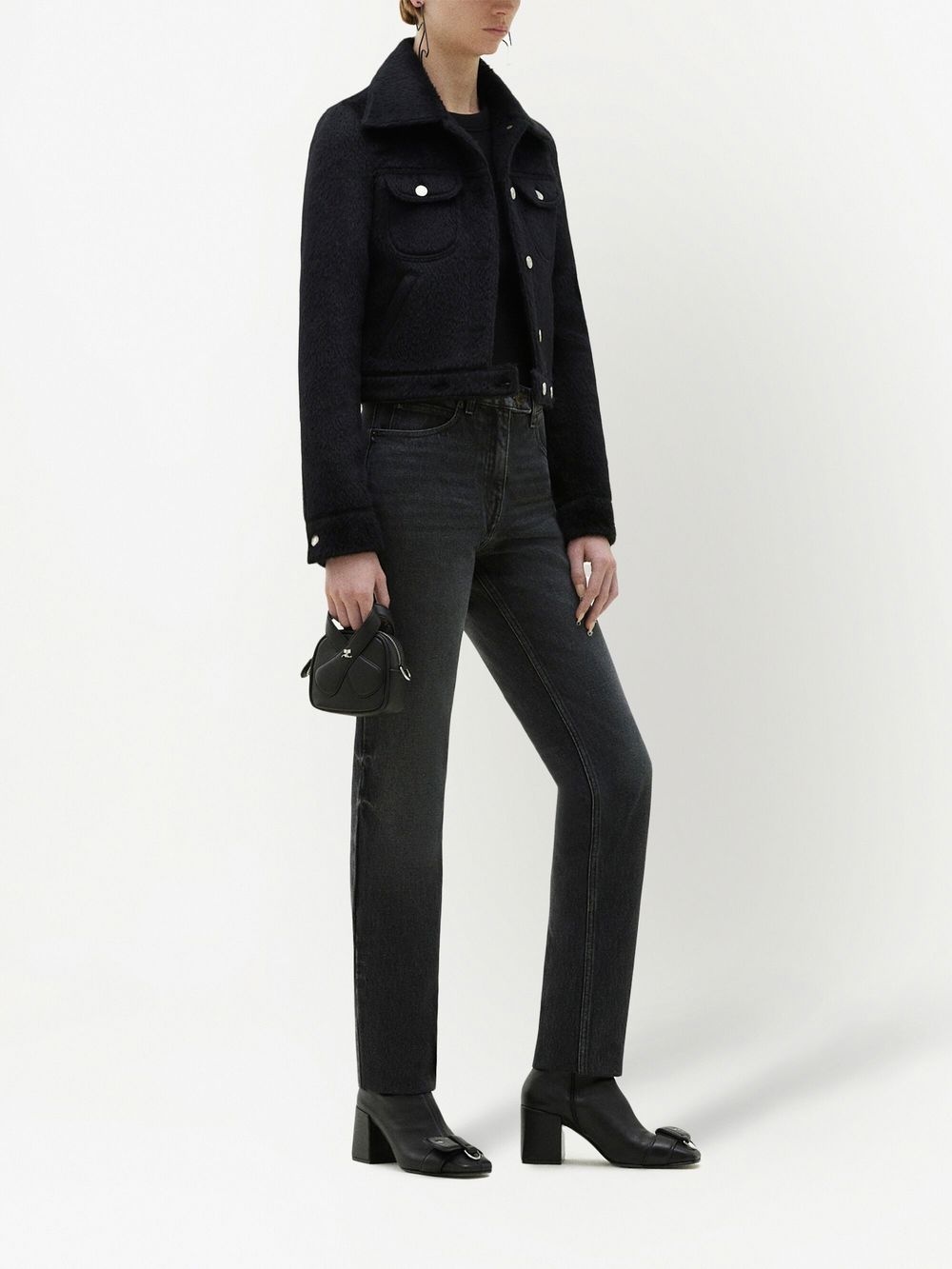 straight-leg denim trousers - 3