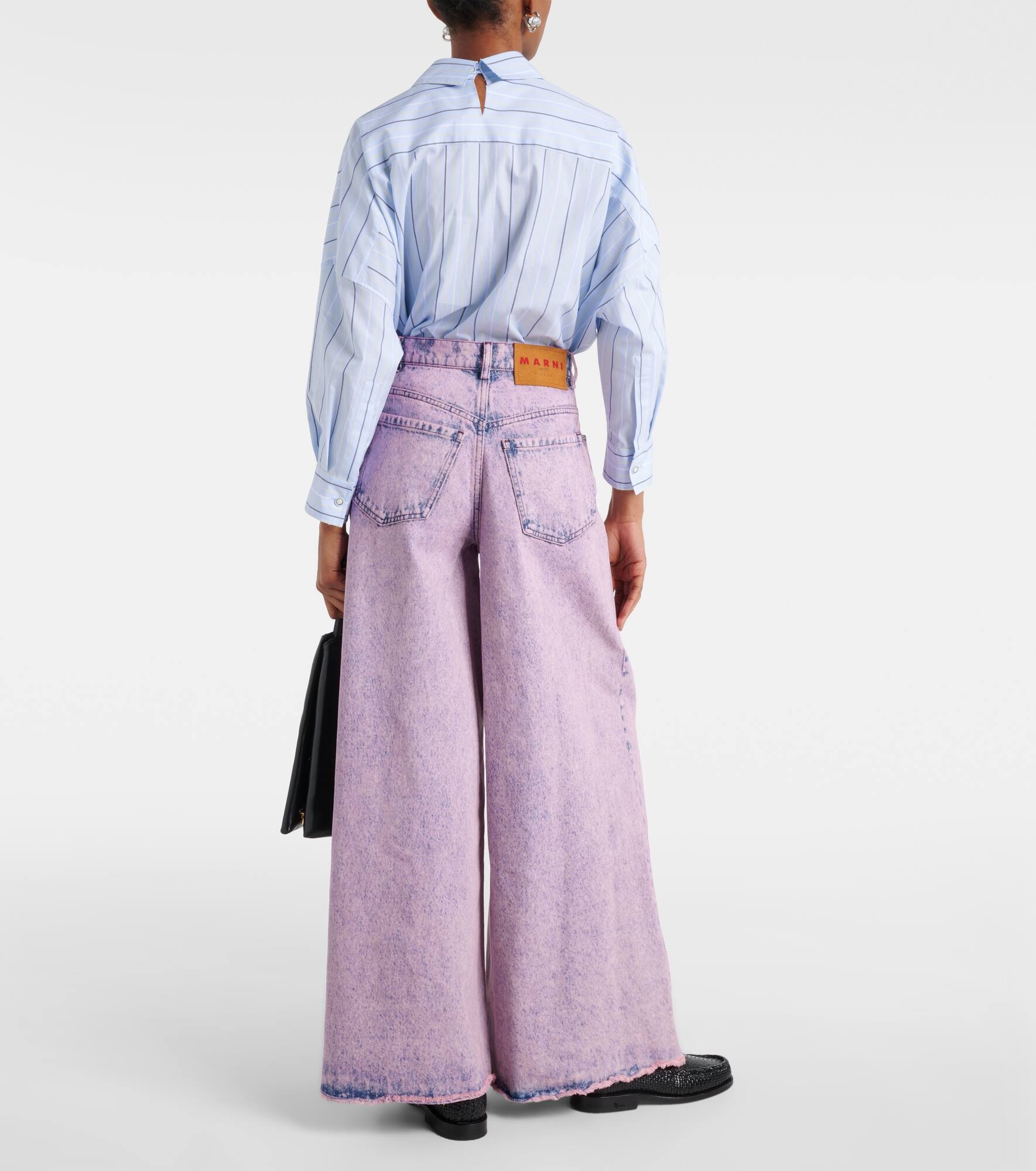 High-rise wide-leg jeans - 3
