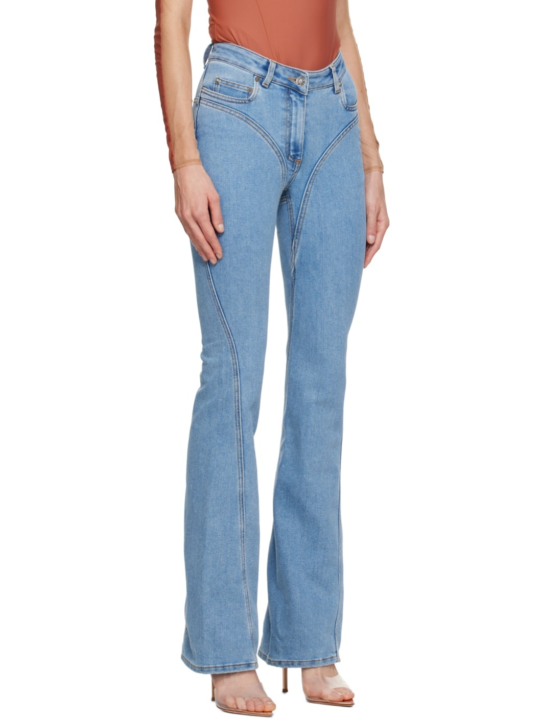 Blue Spiral Jeans - 2