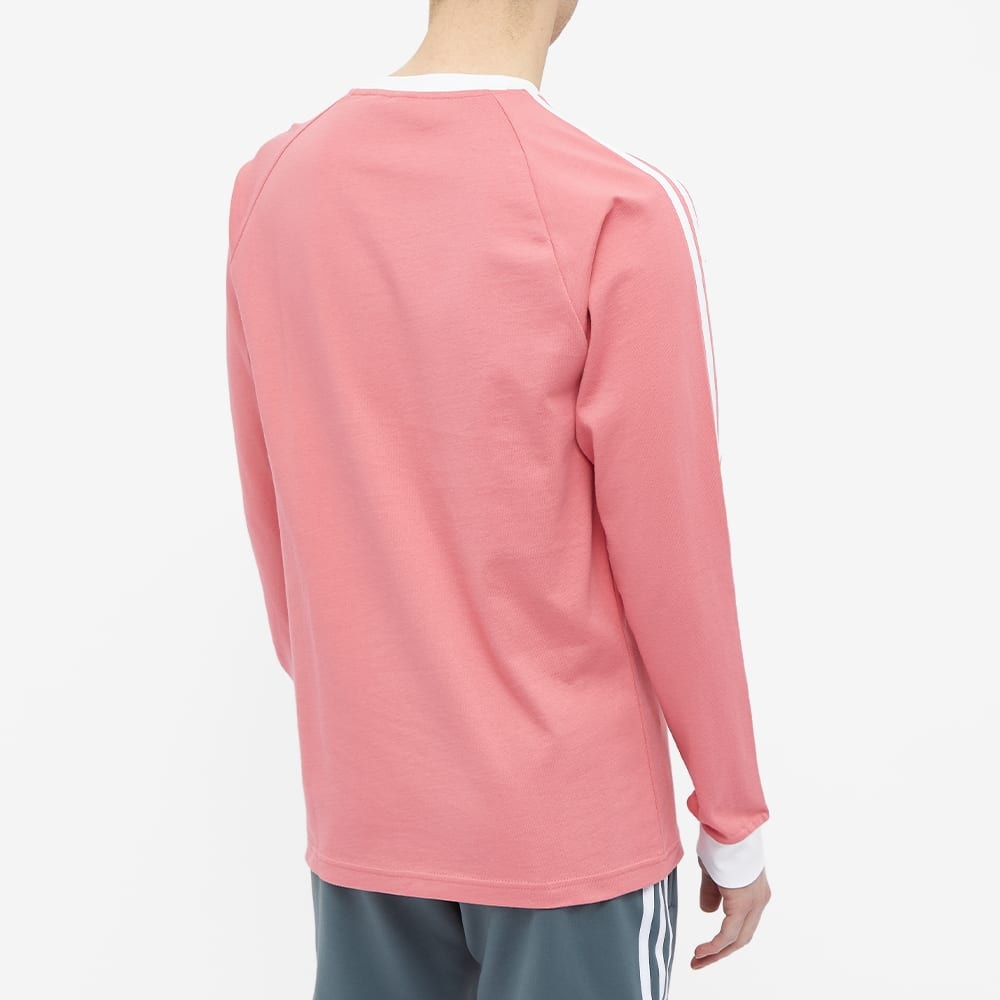 Adidas Long Sleeve 3 Stripe Tee - 5