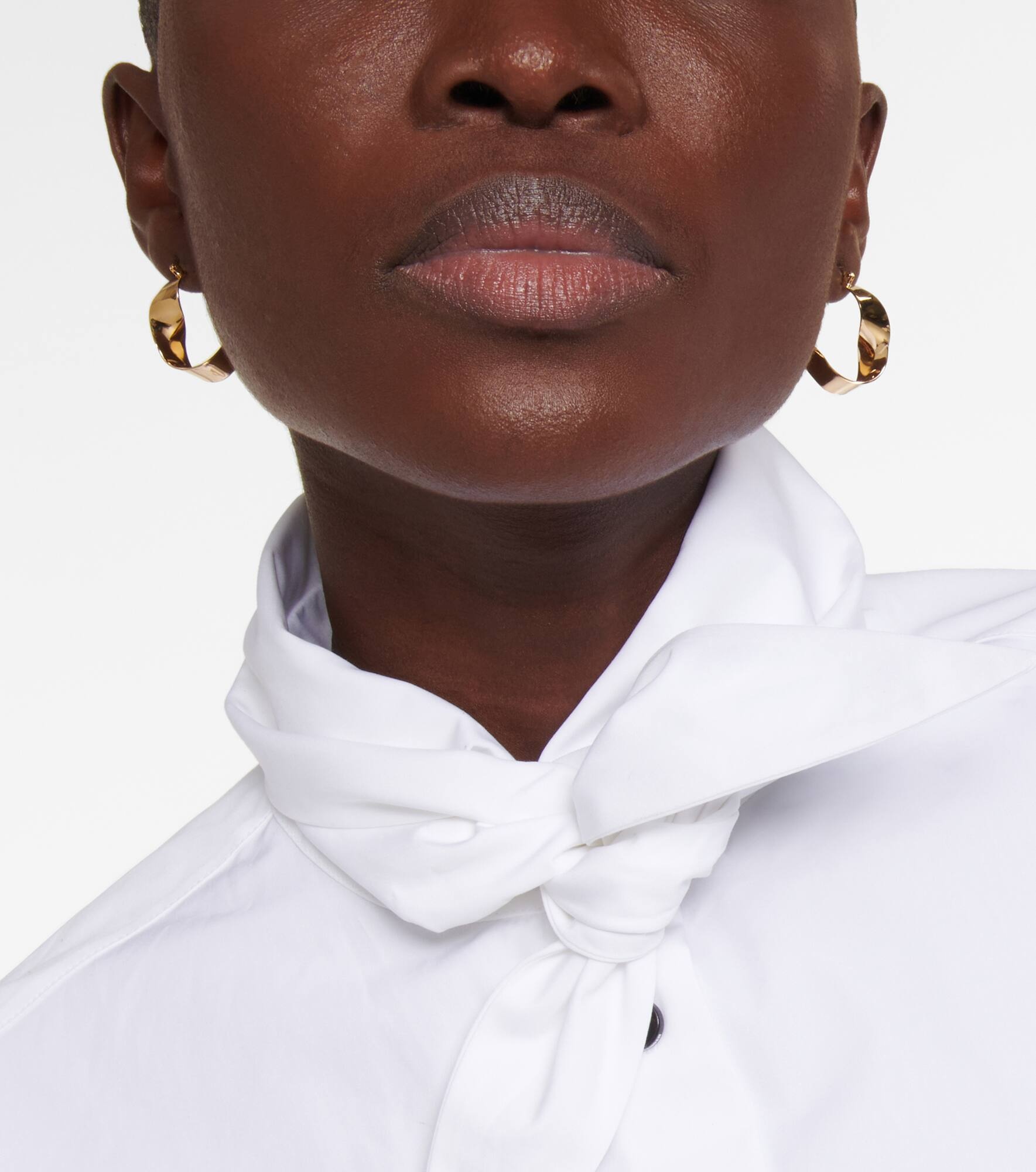 Twisted hoop earrings - 3
