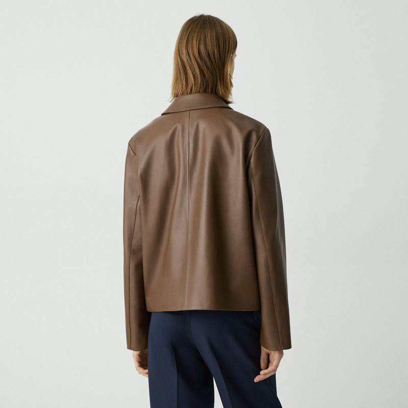 Boxy Jacket in Leather 4