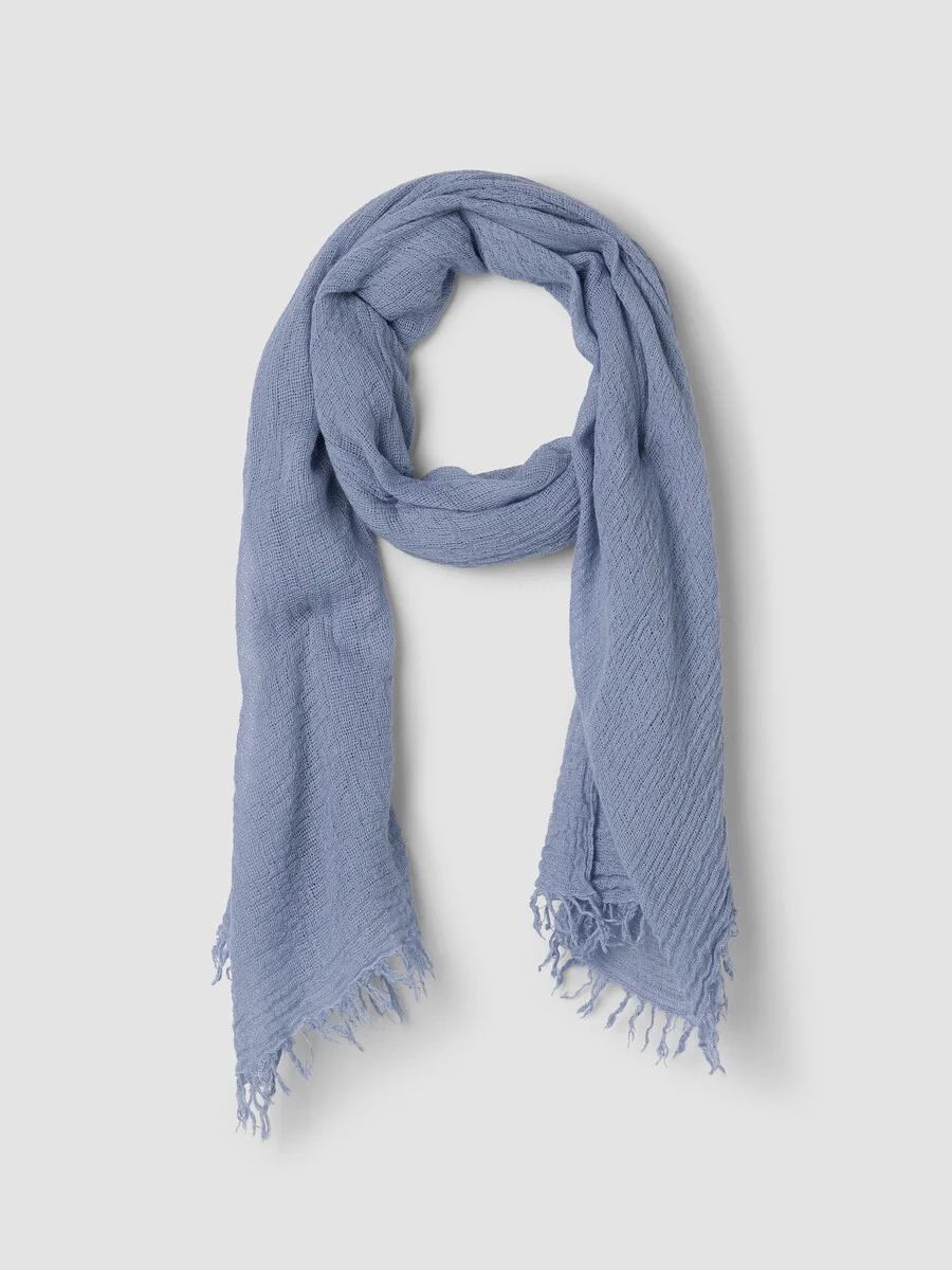 Cozy Crinkle Gauze Scarf - 1