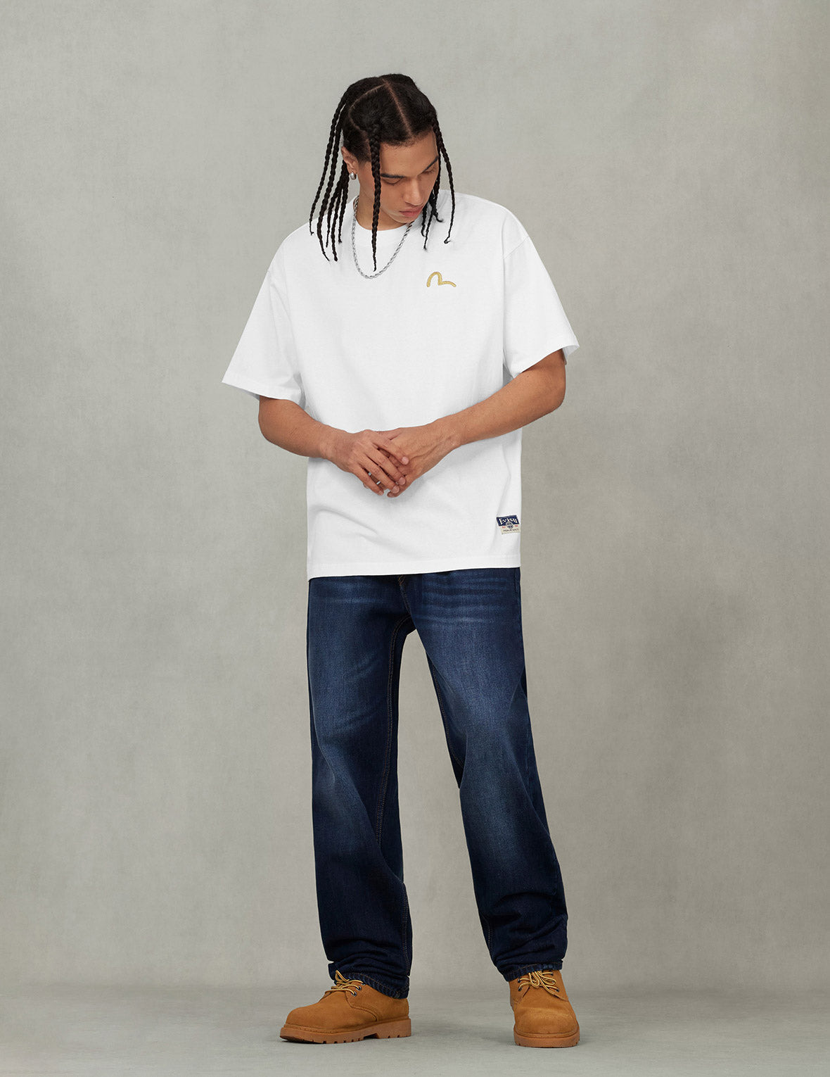 Embroidery Seagull Relax Fit T-Shirt - 3