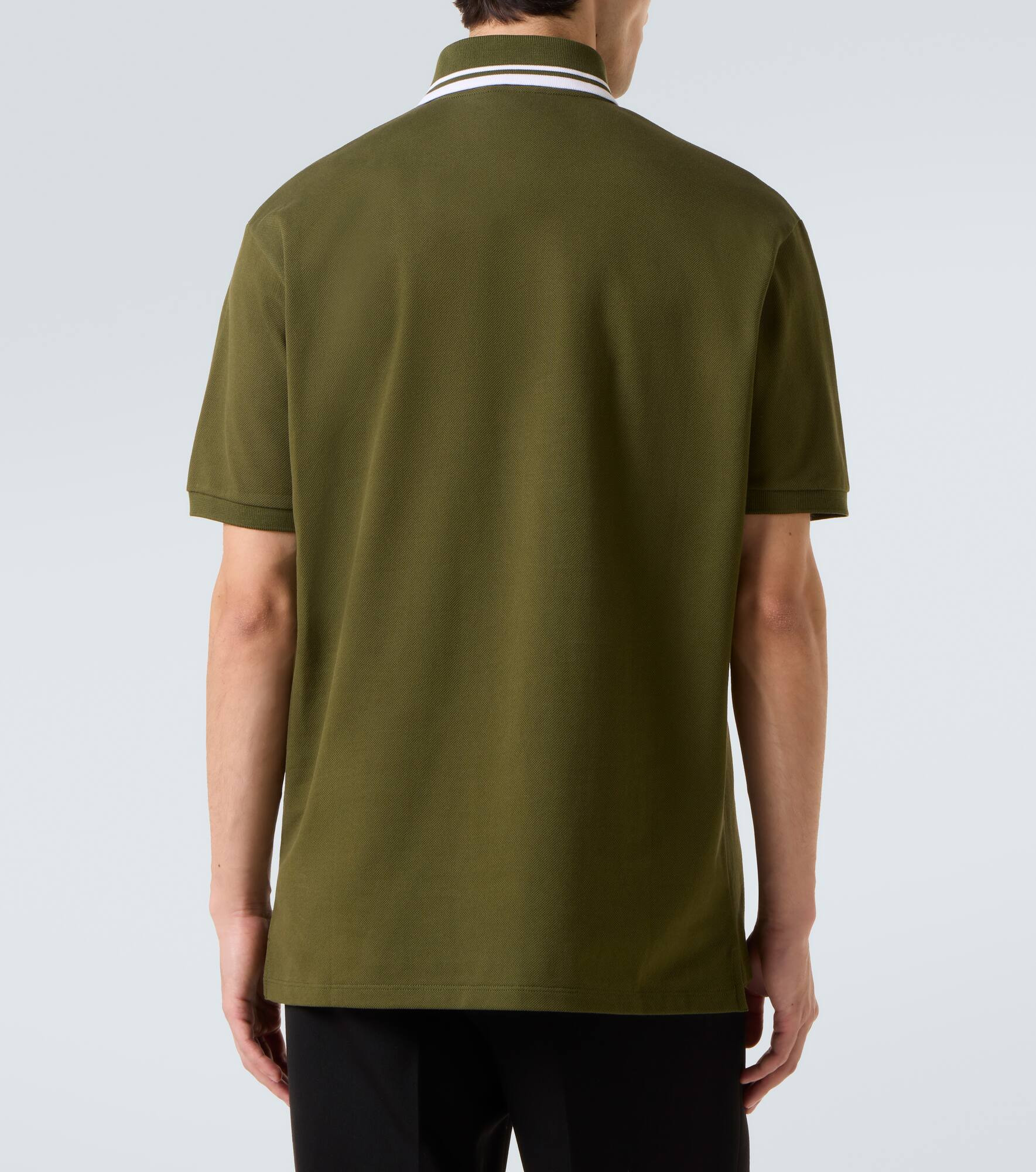 Double G cotton-blend piqué polo shirt - 4