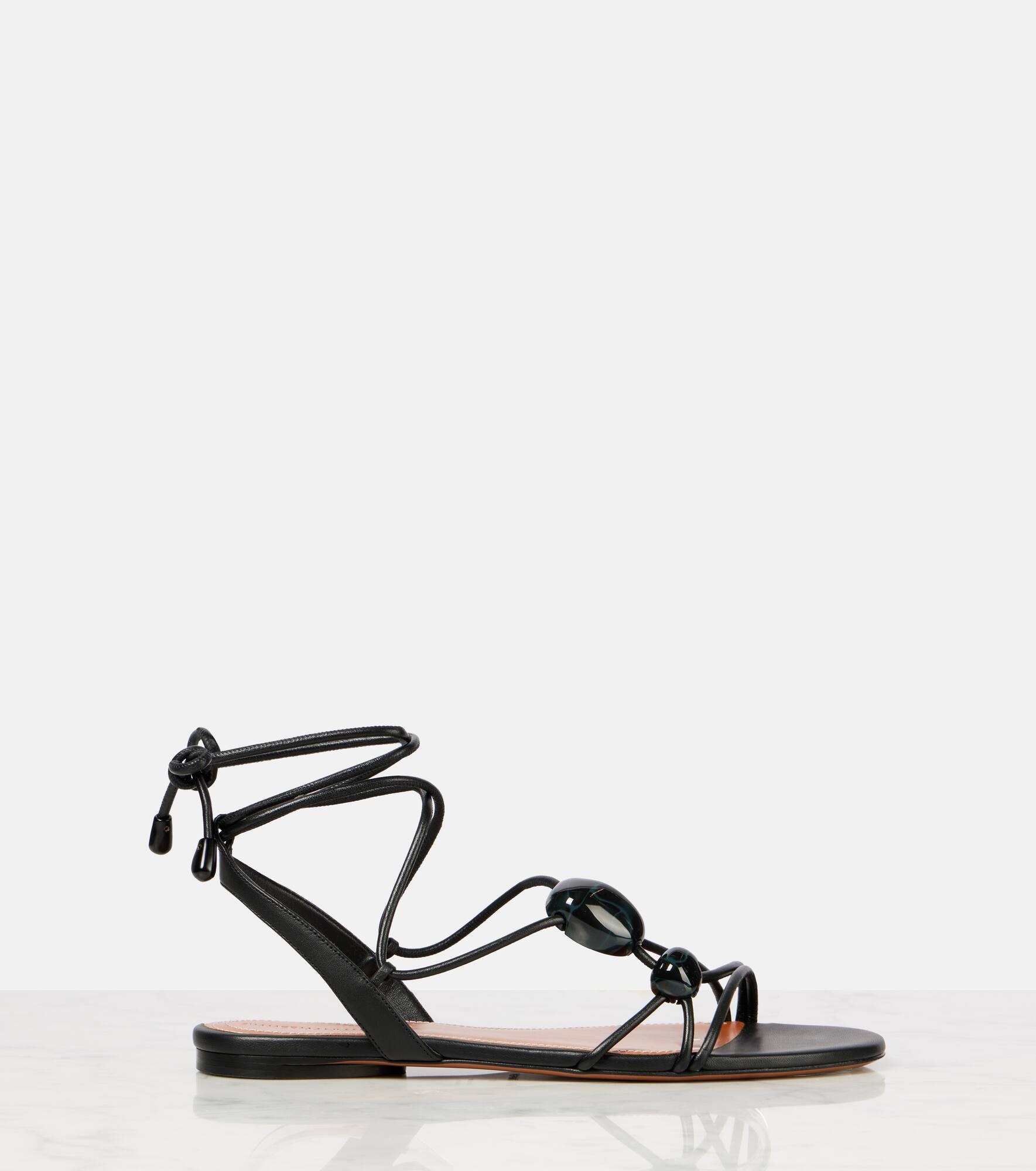 Gleam leather sandals - 4