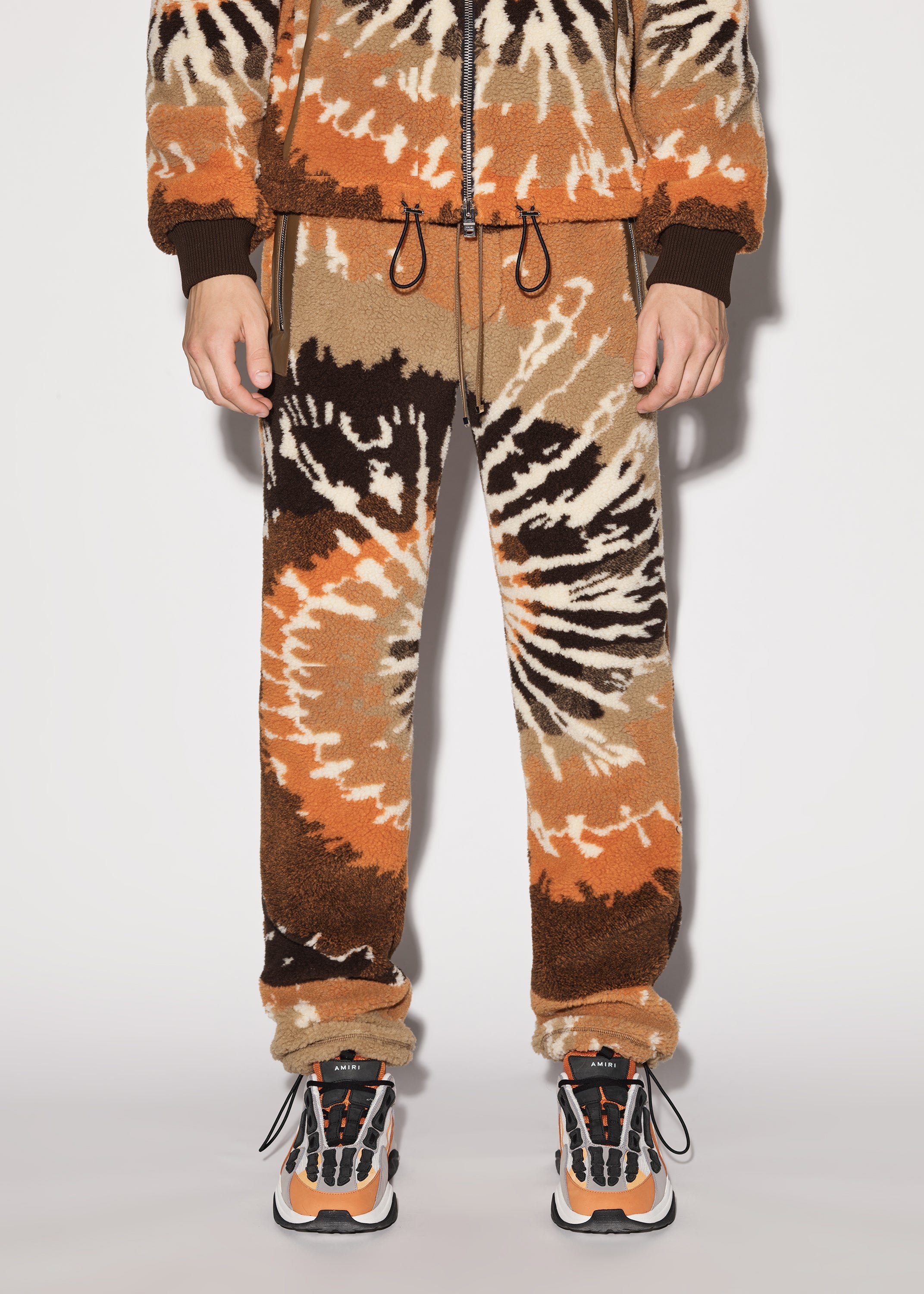 TIE DYE POLAR FLEECE PANTS - 2