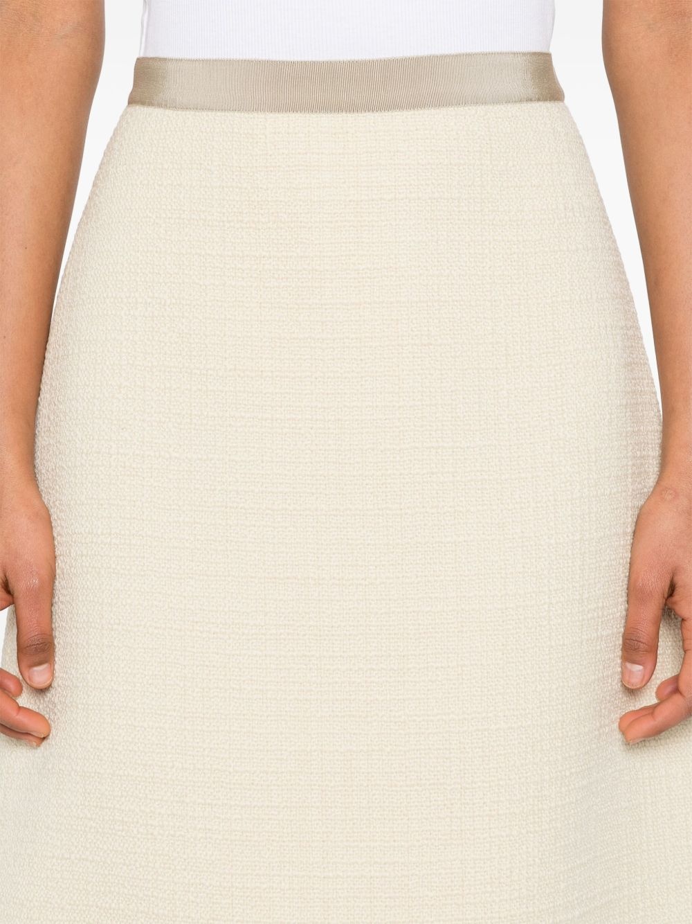 tweed midi skirt - 5