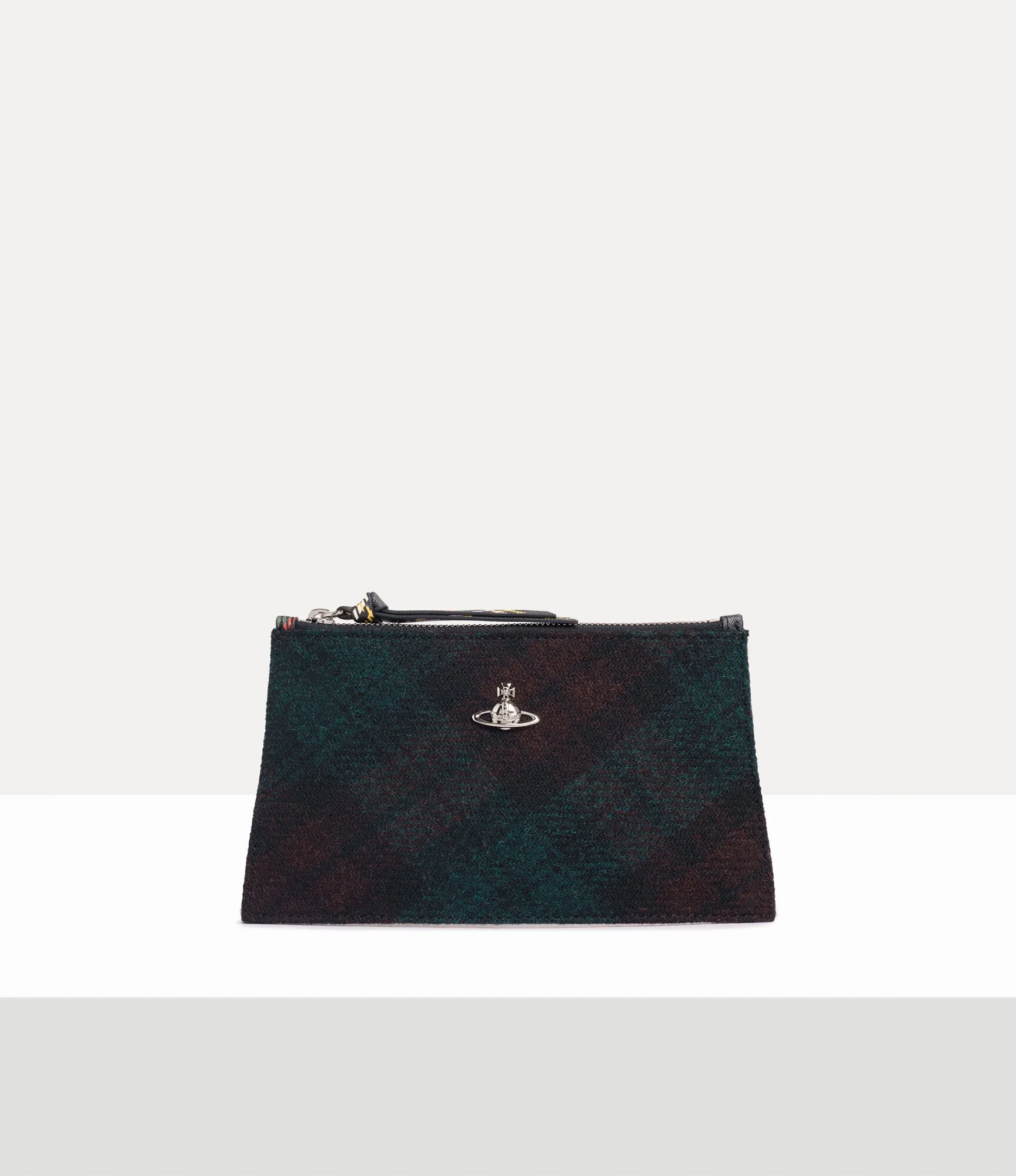 SMALL FLAT ZIP CLUTCH - 1