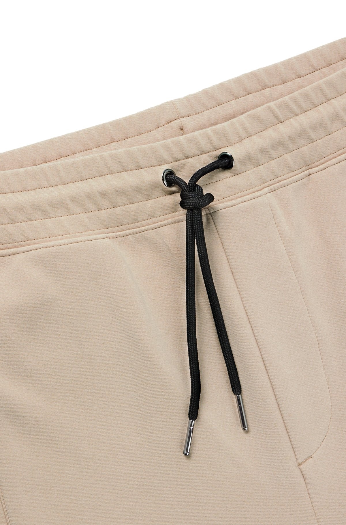 STRETCH-COTTON TRACKSUIT BOTTOMS WITH STACKED LOGO - 6