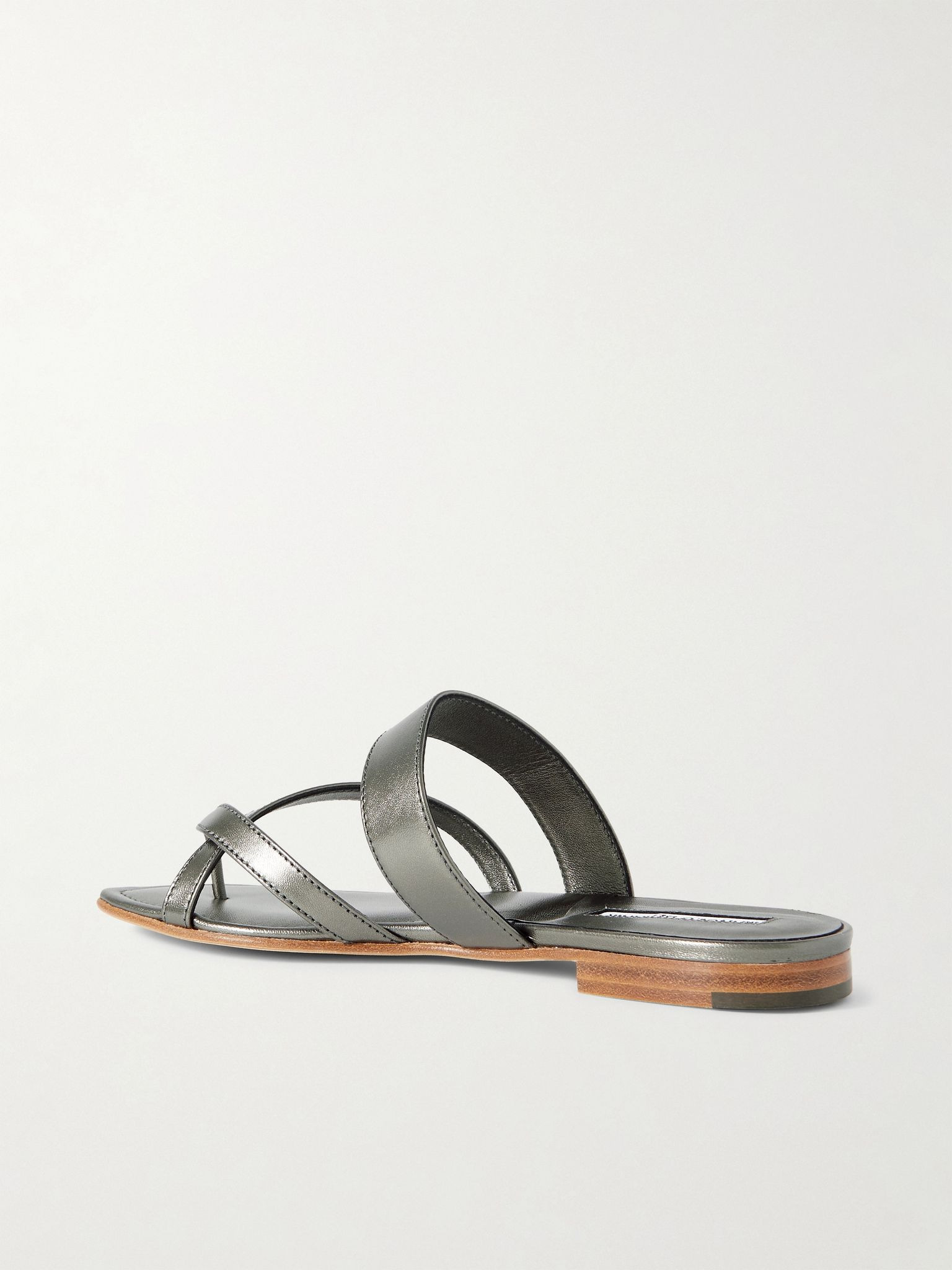 Susa metallic leather sandals Silver - 3
