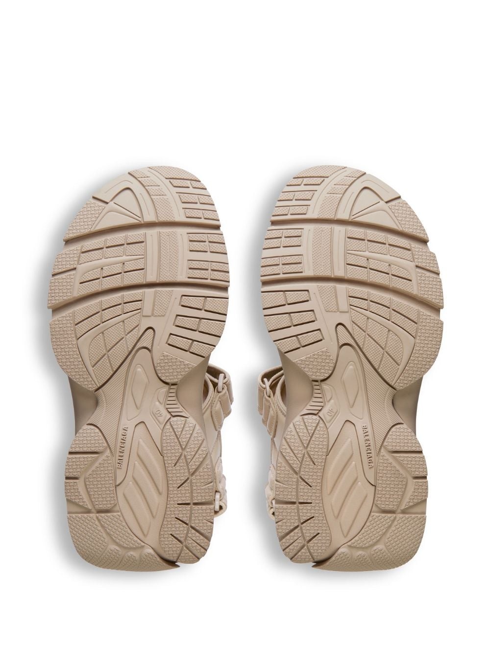 Tourist chunky faux-leather sandals - 5