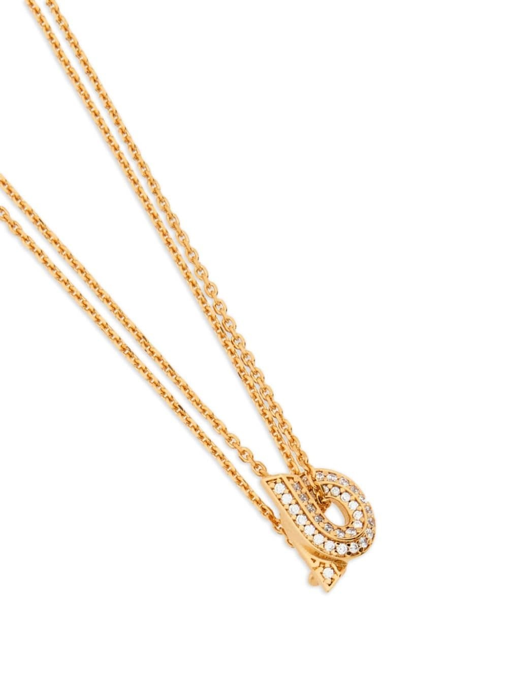 Gancini-pendant layered necklace - 2