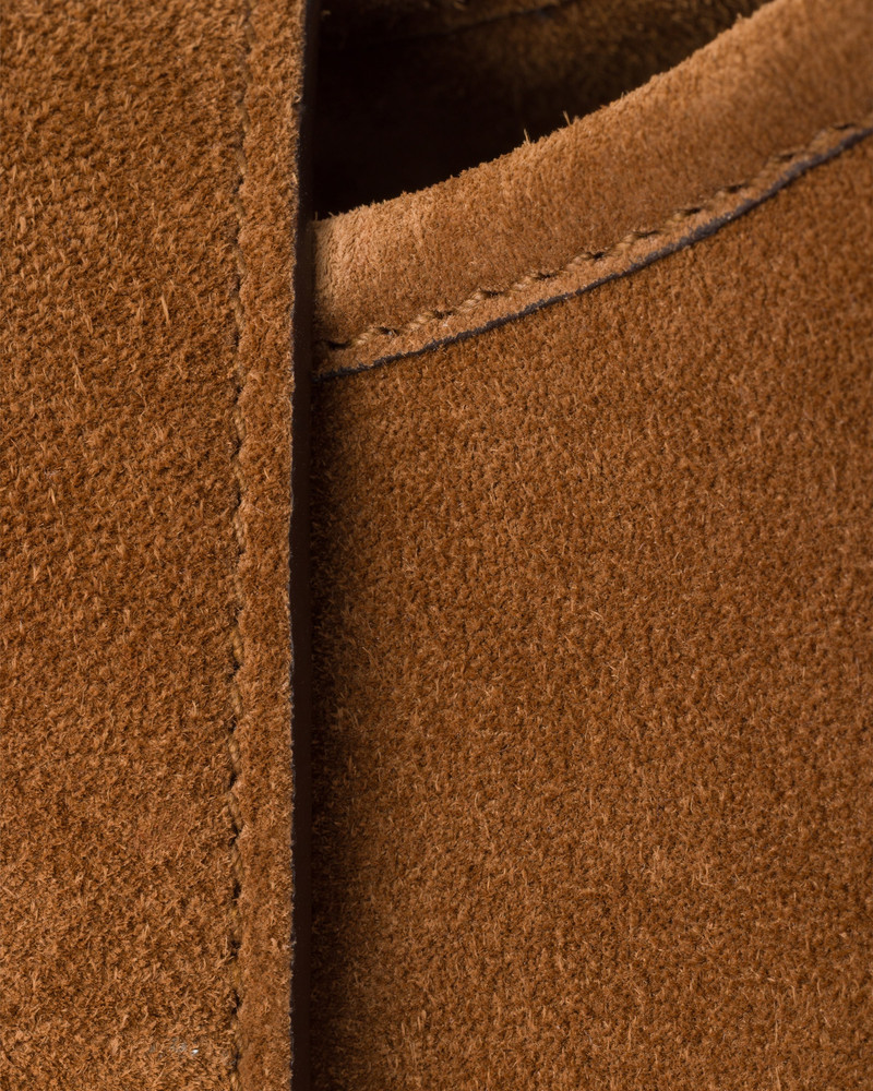 Small suede tote bag 6