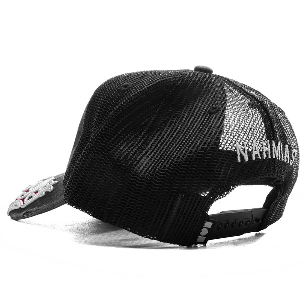SLR FLAME HAT - AGED BLACK - 4