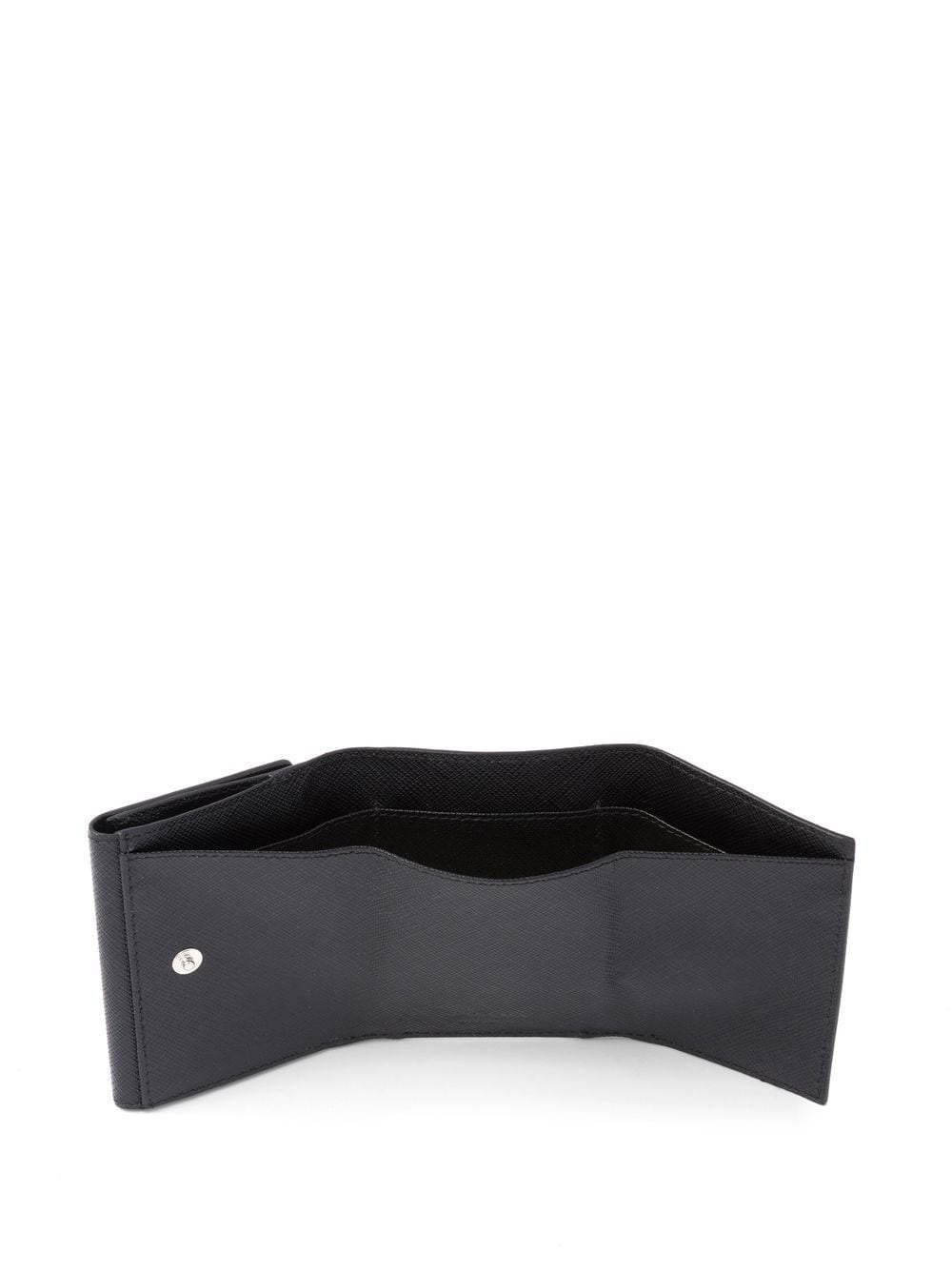 small logo-plaque leather wallet - 4