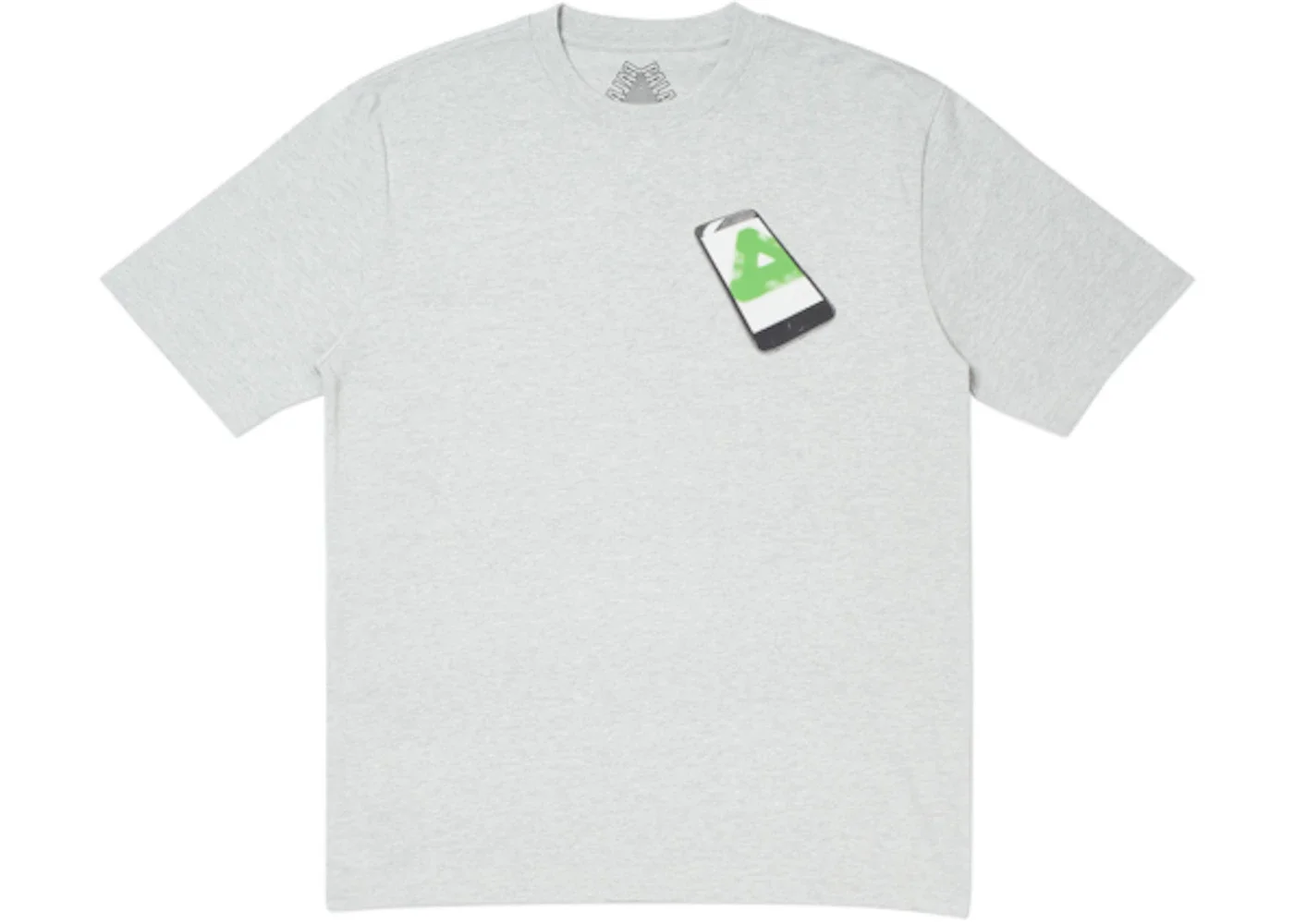 Palace Tri-Phone T-Shirt Grey Marl - 1