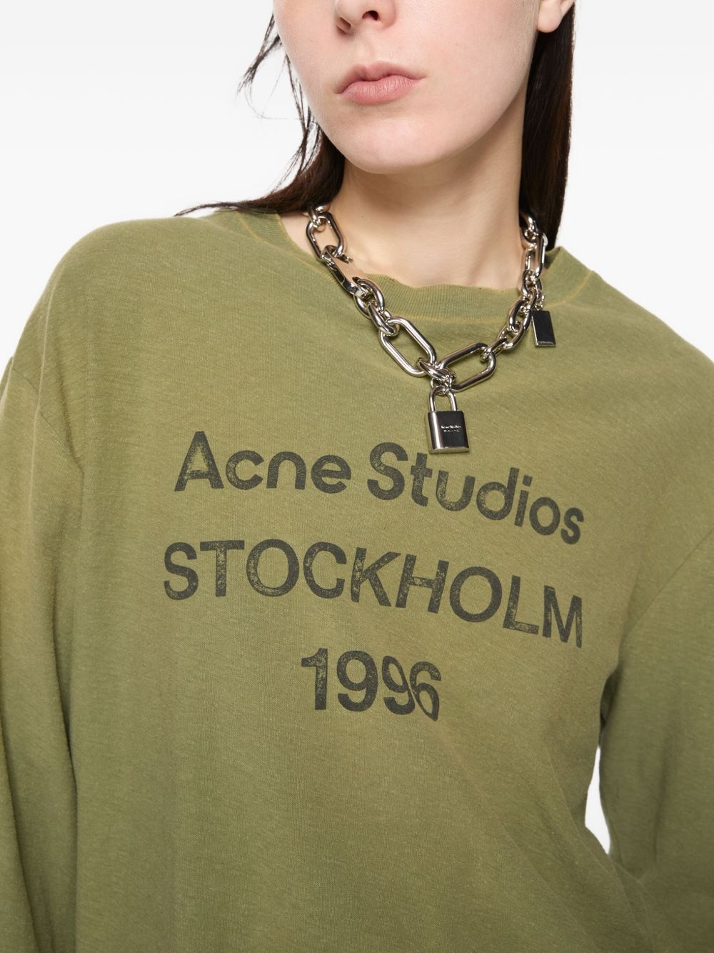 logo-print T-shirt - 6