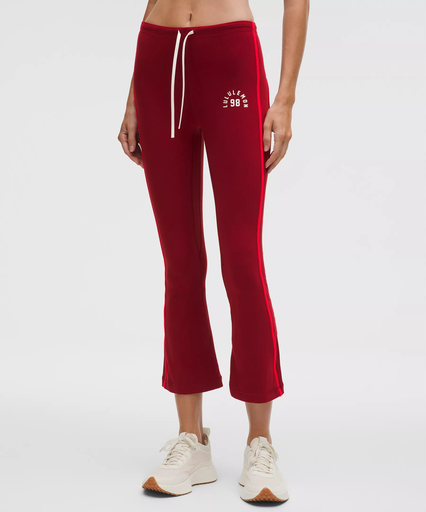 Nulu Sporty Trim Mid-Rise Flared Pant - 2