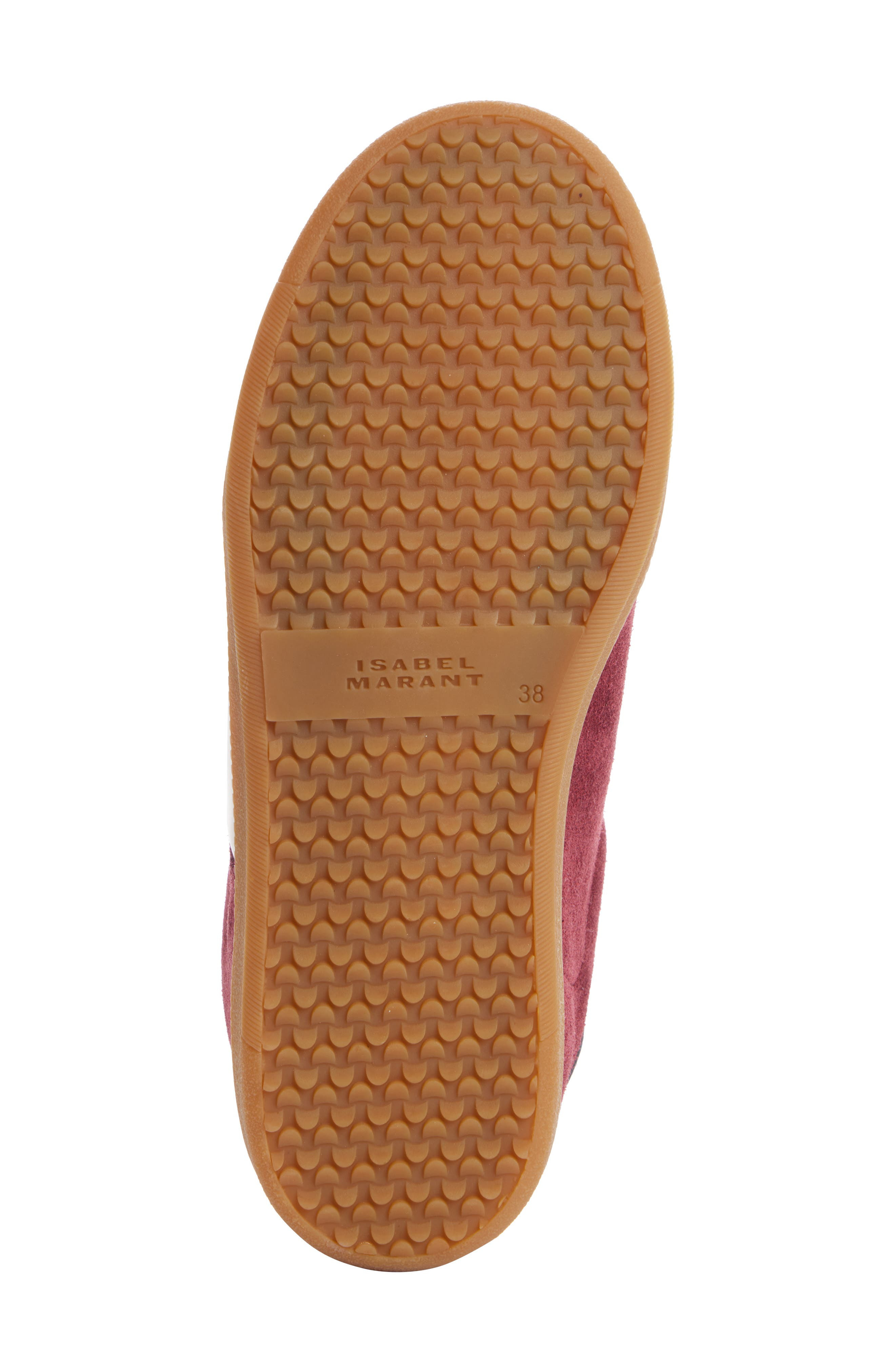 Isabel Marant Beth Low Top Sneaker in Burgundy/Ecru at Nordstrom - 5