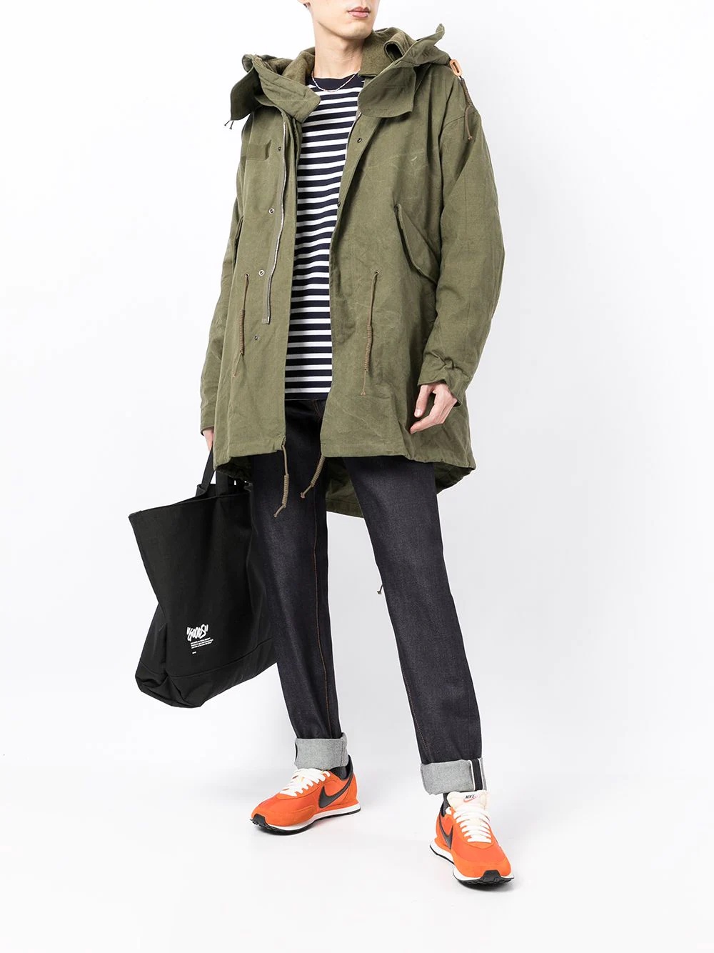 hooded fishtail parka - 2