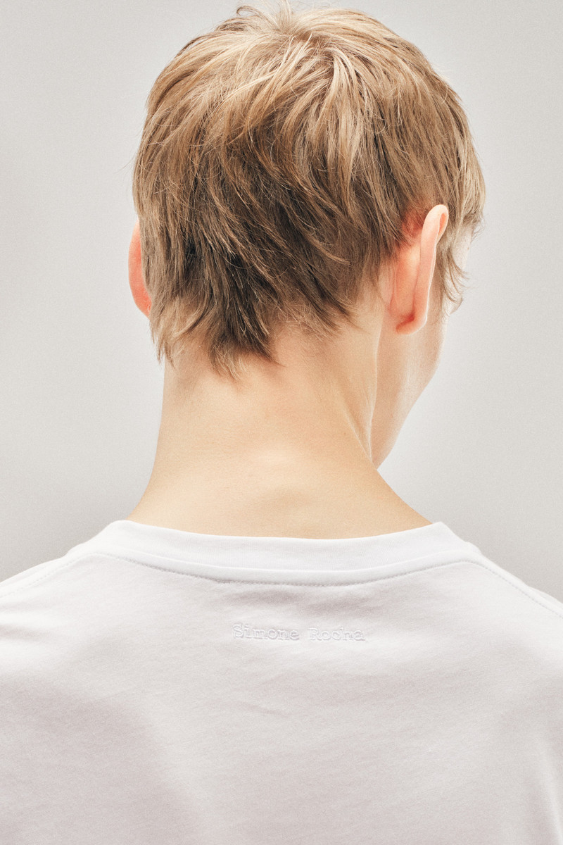 Simone Rocha Fitted Pressed Rosette T-Shirt outlook