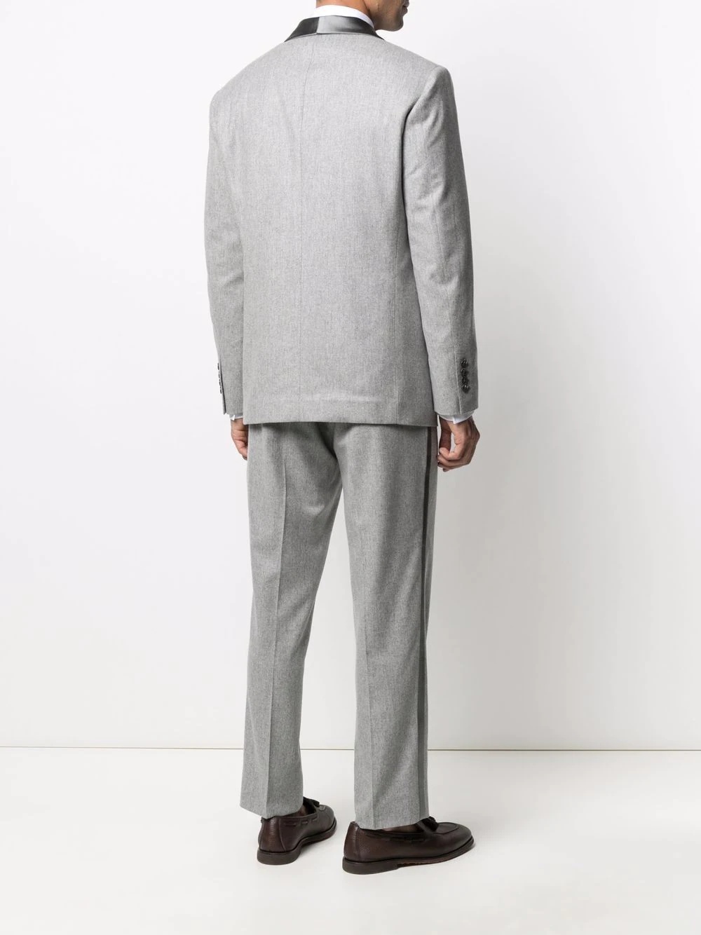 single-breasted tailored suit - 4
