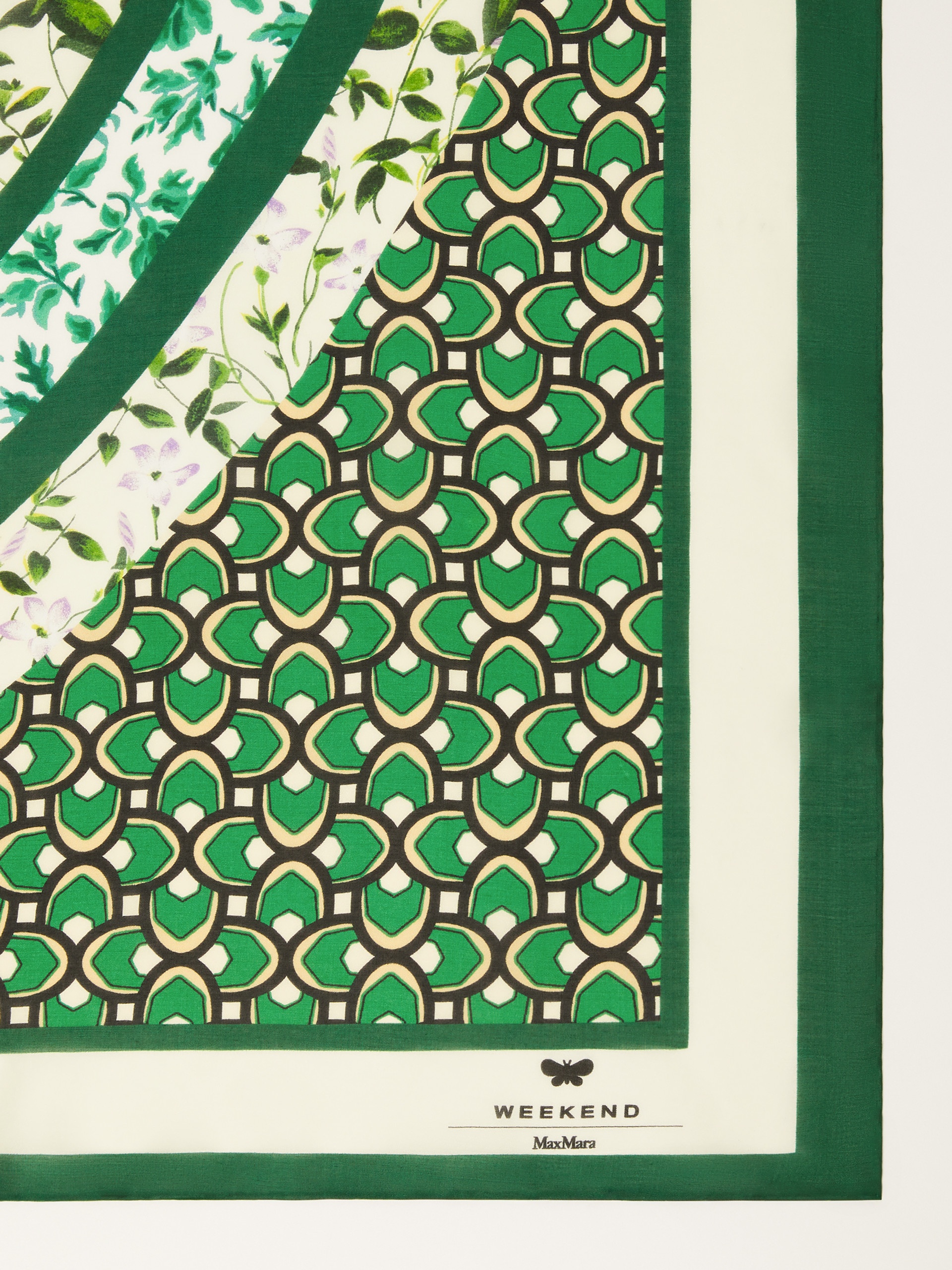 SARONG Modal and printed silk shawl - 2
