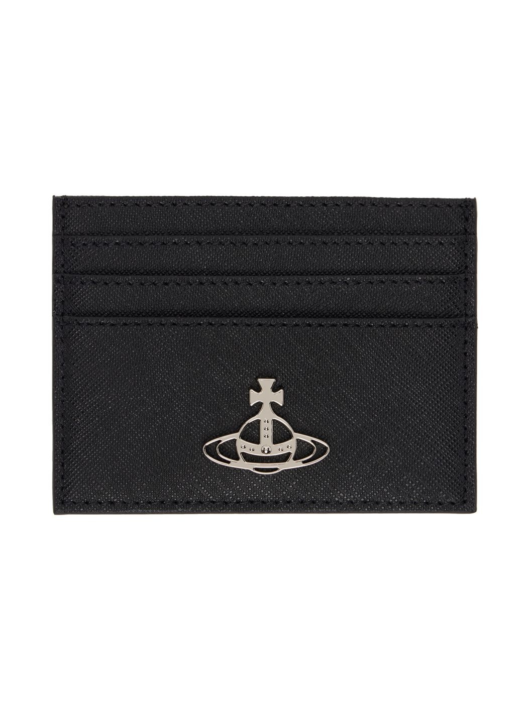 Black Flat Card Holder - 1