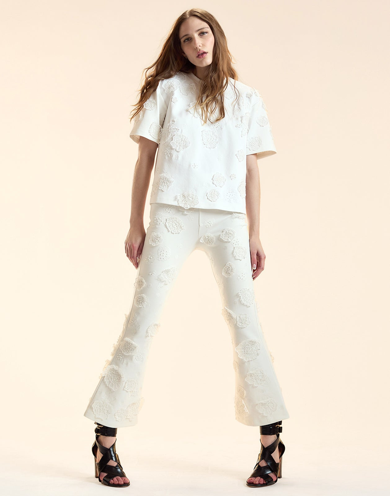 Pop Floral Applique Top - 3