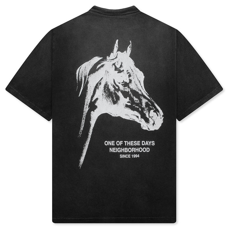 NEIGHBORHOOD NEIGHBORHOOD X ONE OF THESE DAYS S/S CREWNECK TEE - BLACK outlook