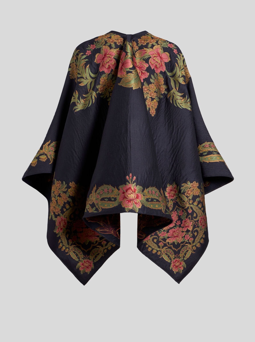JACQUARD CAPE - 5