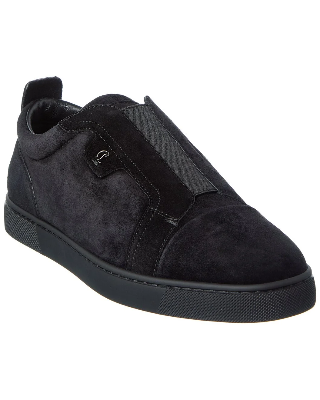Christian Louboutin St Louis Suede Slip-On Sneaker - 1