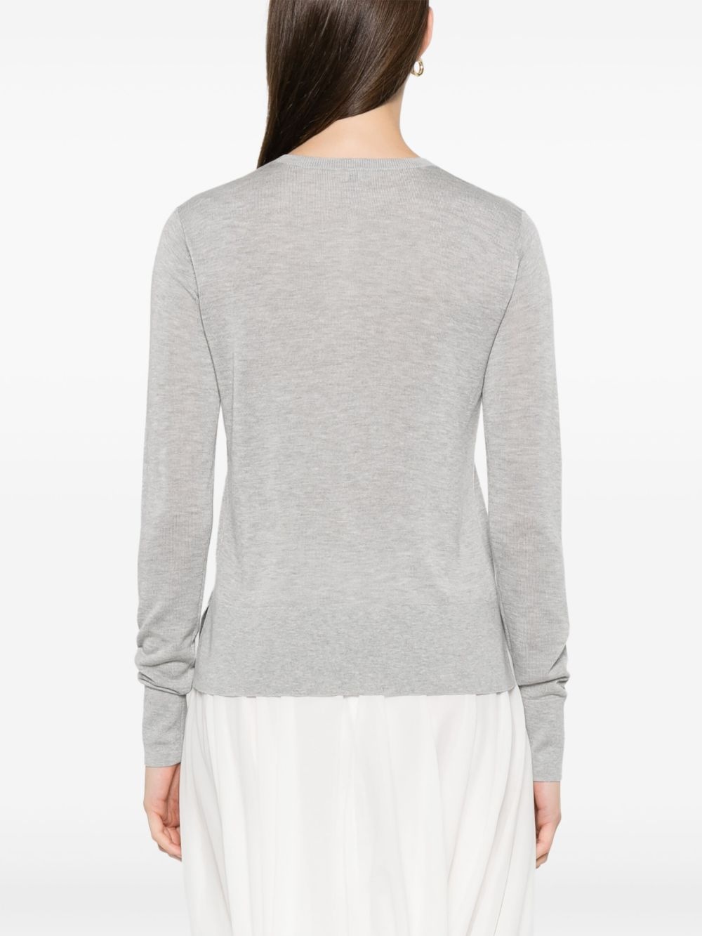 fine-knit cardigan - 4