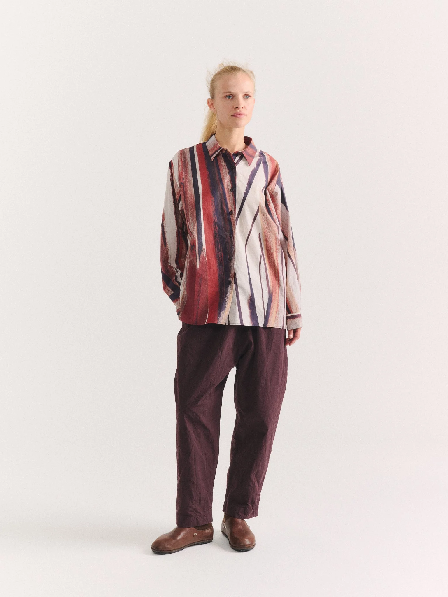 BIGGY SHIRT - L COT PRINT - PRINT 1 - 1