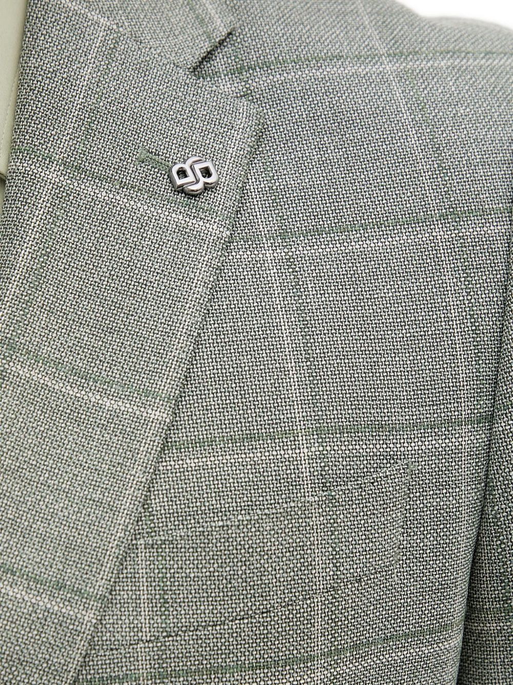 checked patch-pocket blazer - 5