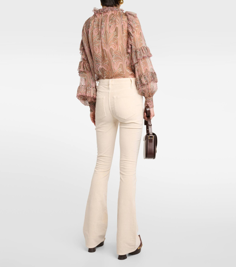 Le High Flare high-rise velvet flared jeans 3