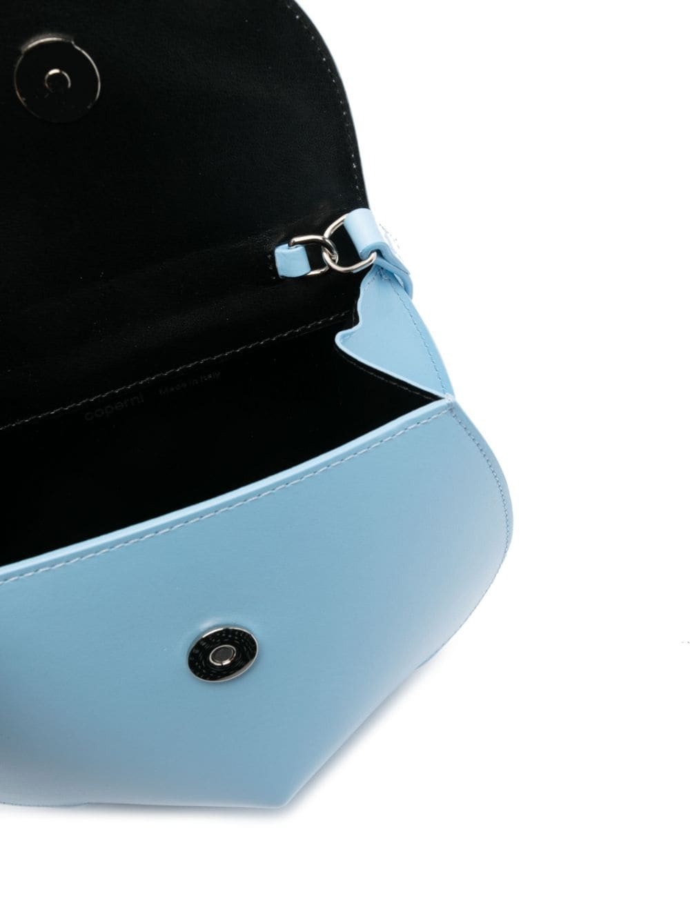 logo-plaque leather shoulder bag - 5
