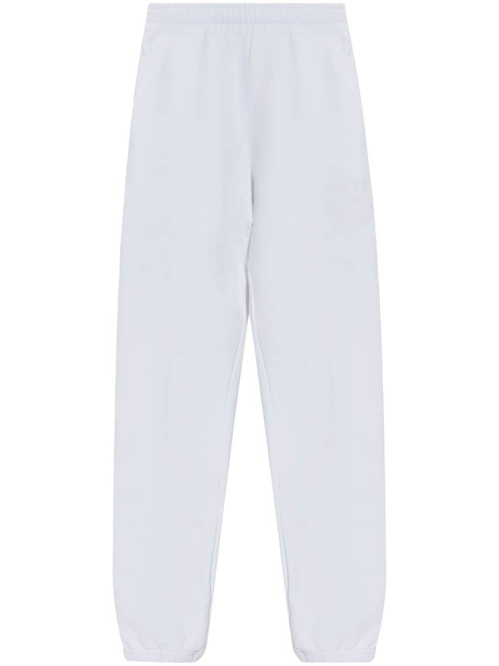 logo-embroidered track pants - 1