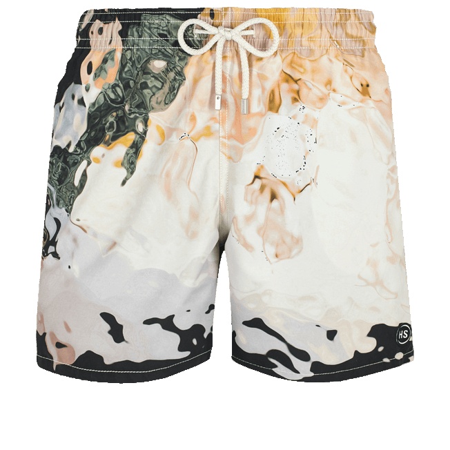 Men Swim Trunks Distortive water - Vilebrequin x Highsnobiety - 1