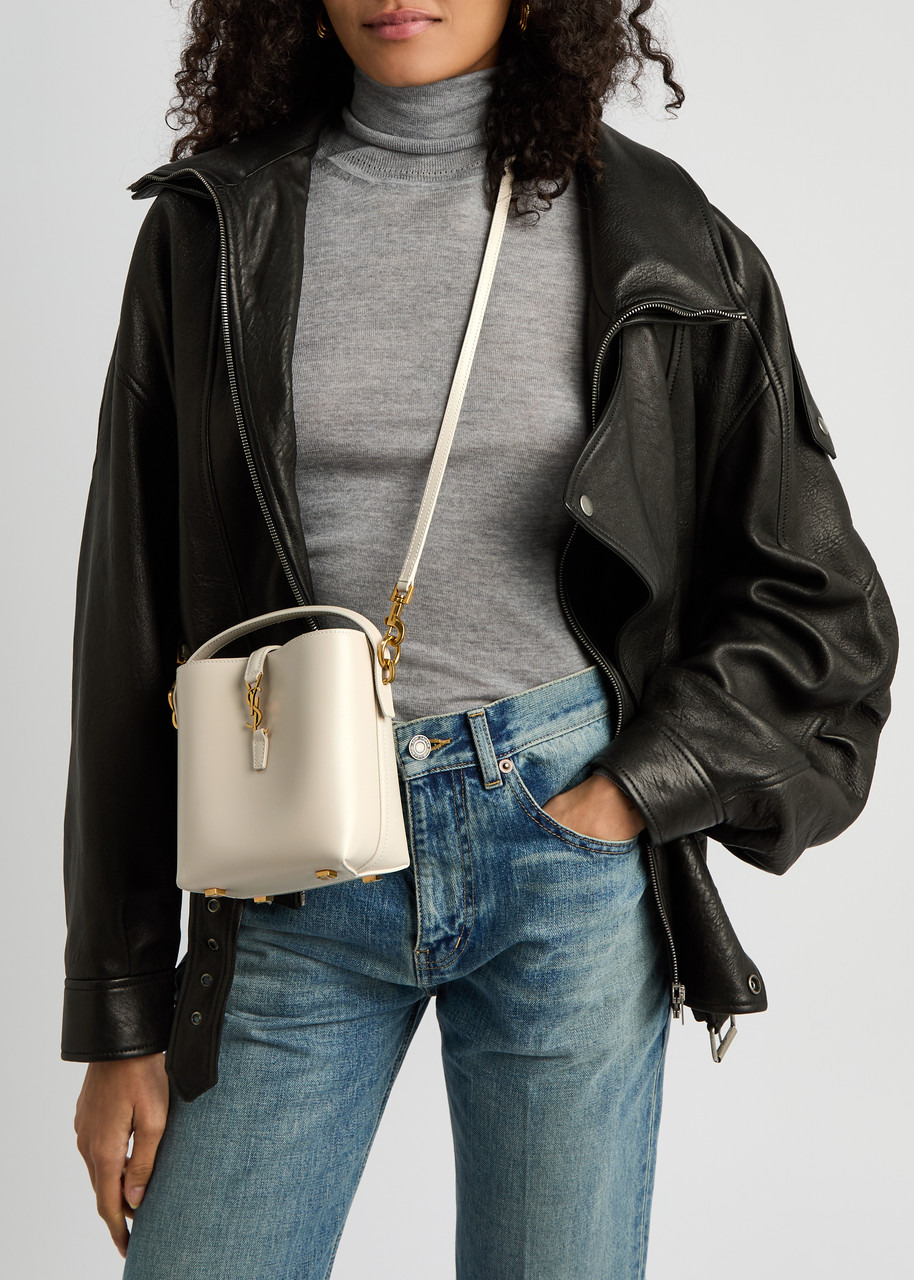Saint Laurent Le 37 Mini Leather Bucket bag - 5