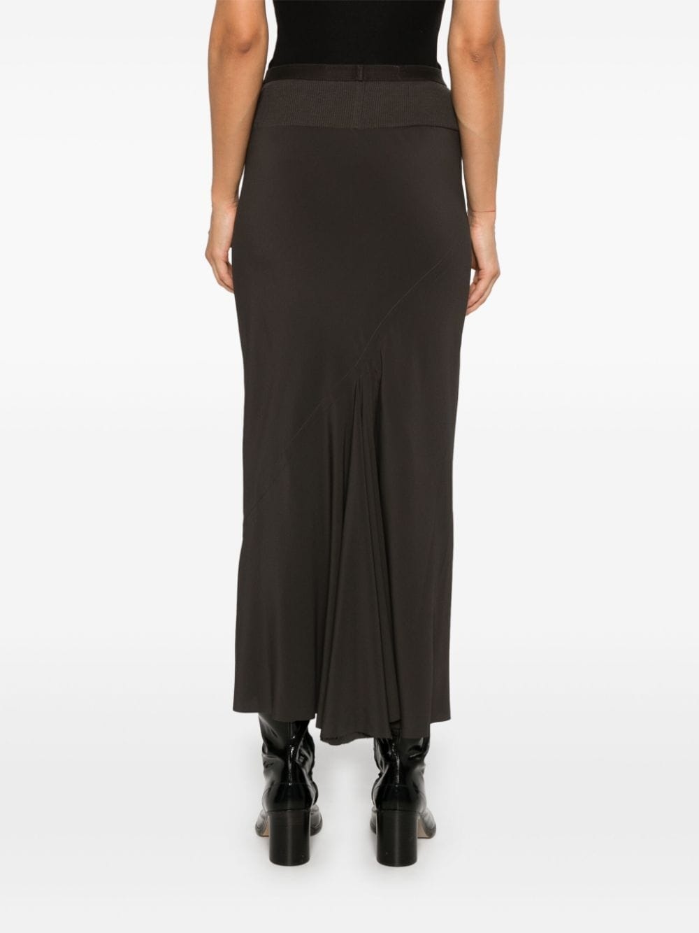 Calf Bias midi skirt - 4